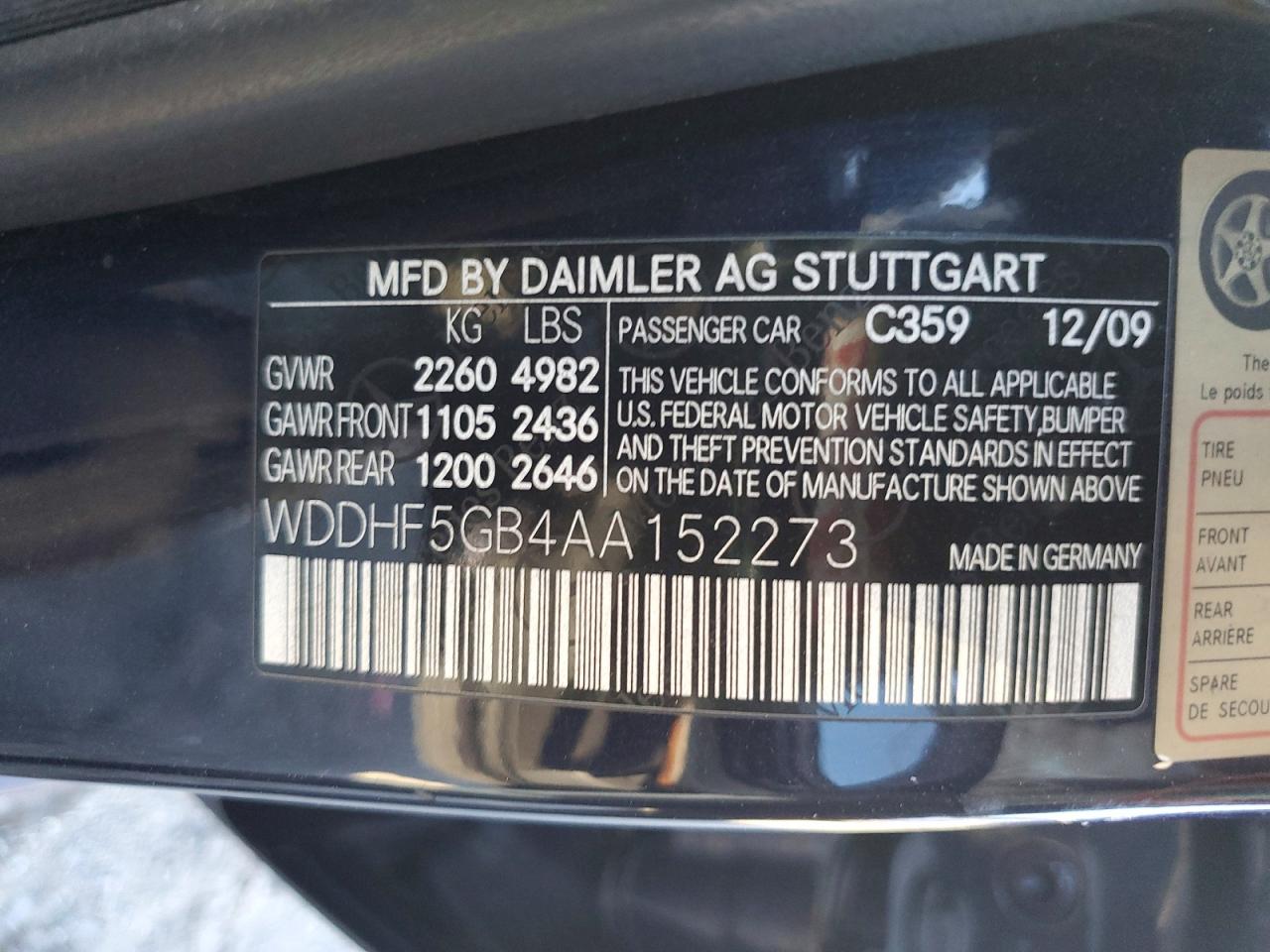 2010 MERCEDES-BENZ E 350 photo 23