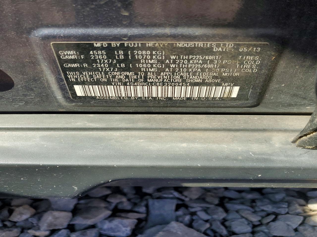 2014 SUBARU OUTBACK 2.5I LIMITED photo 37
