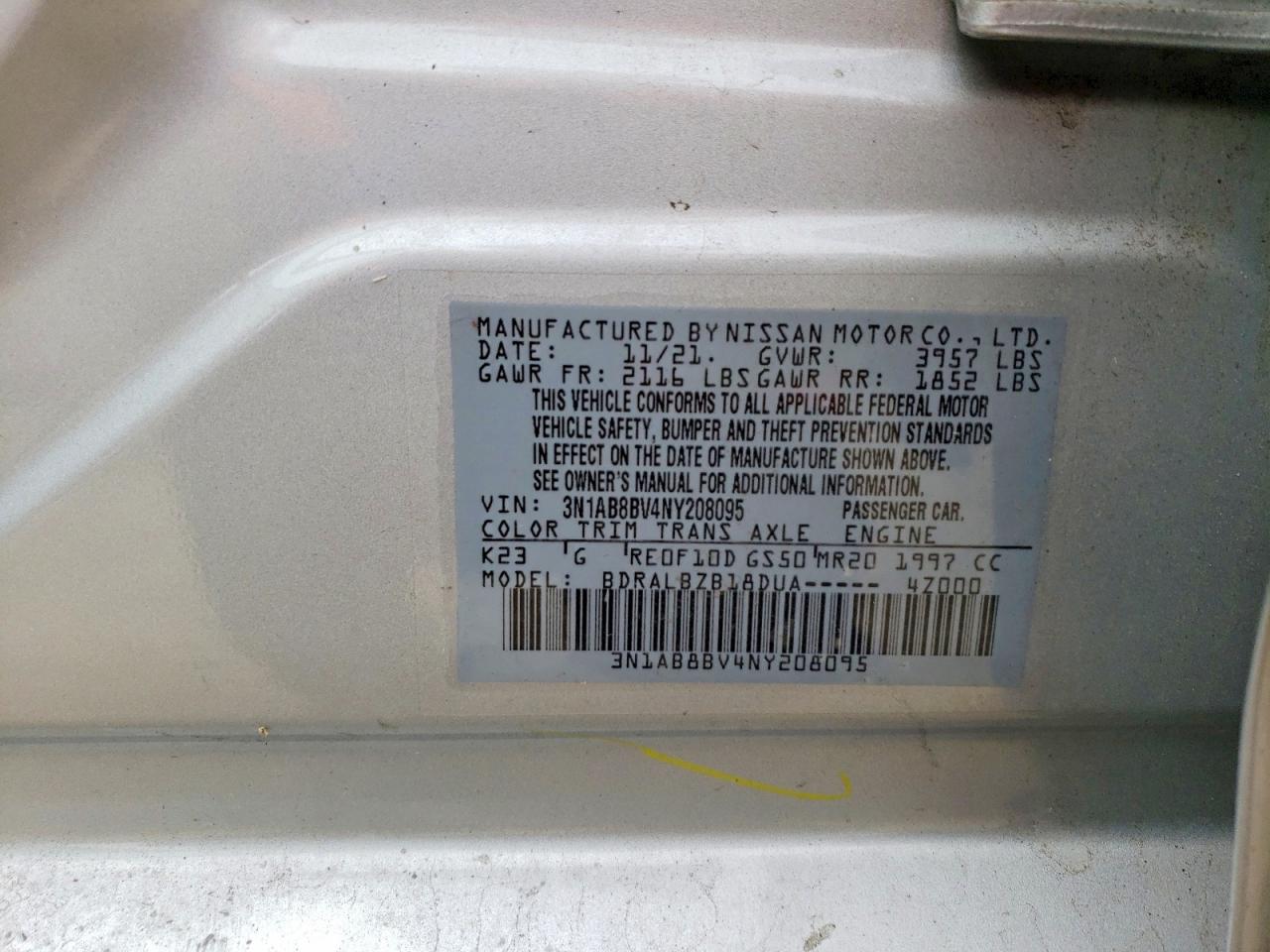 2022 NISSAN SENTRA S photo 12