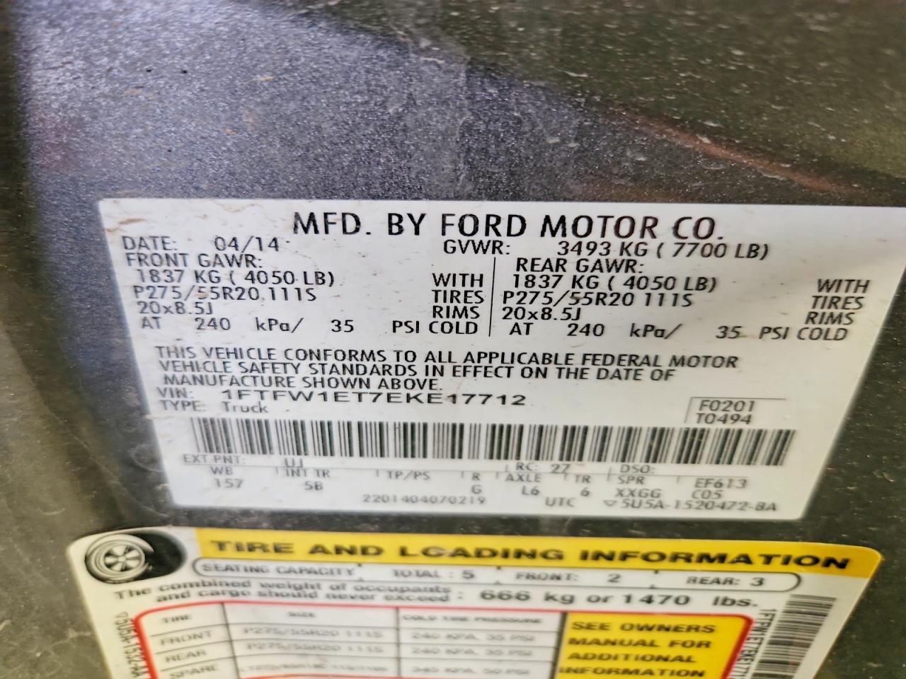 2014 FORD F150 SUPERCREW photo 25