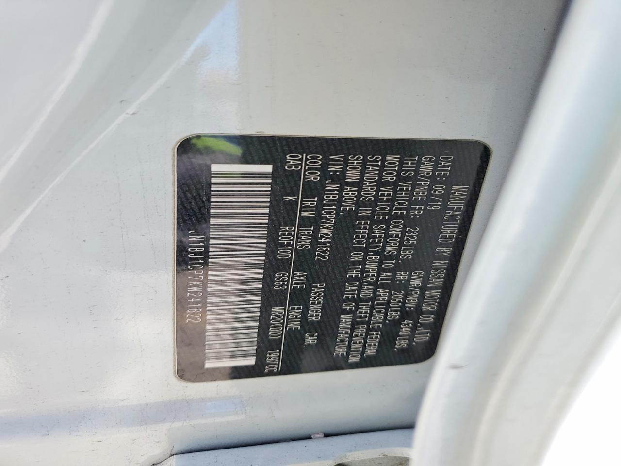 2019 NISSAN ROGUE SPORT SV photo 37