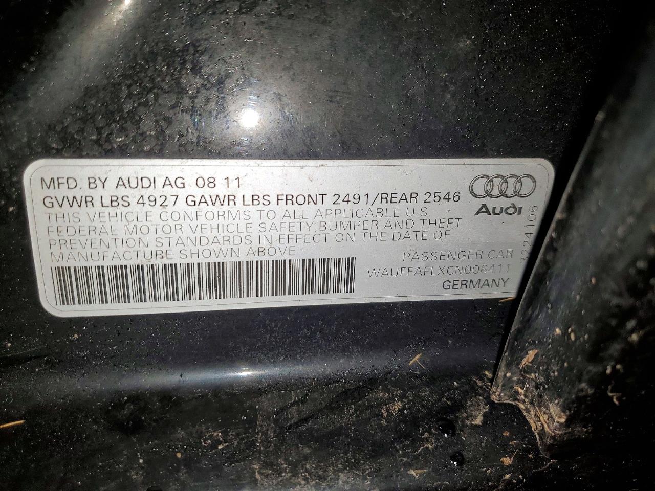 2012 AUDI A4 PREMIUM PLUS photo 23