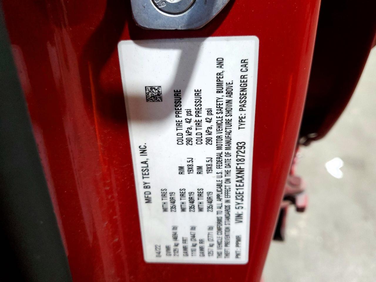 2022 TESLA MODEL 3 photo 13