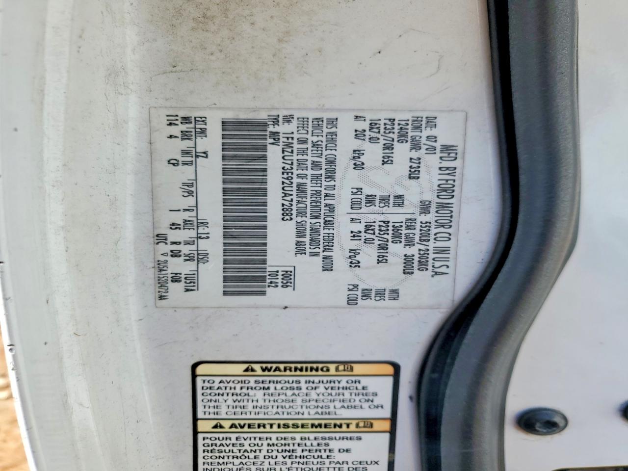 2002 FORD EXPLORER XLT photo 13