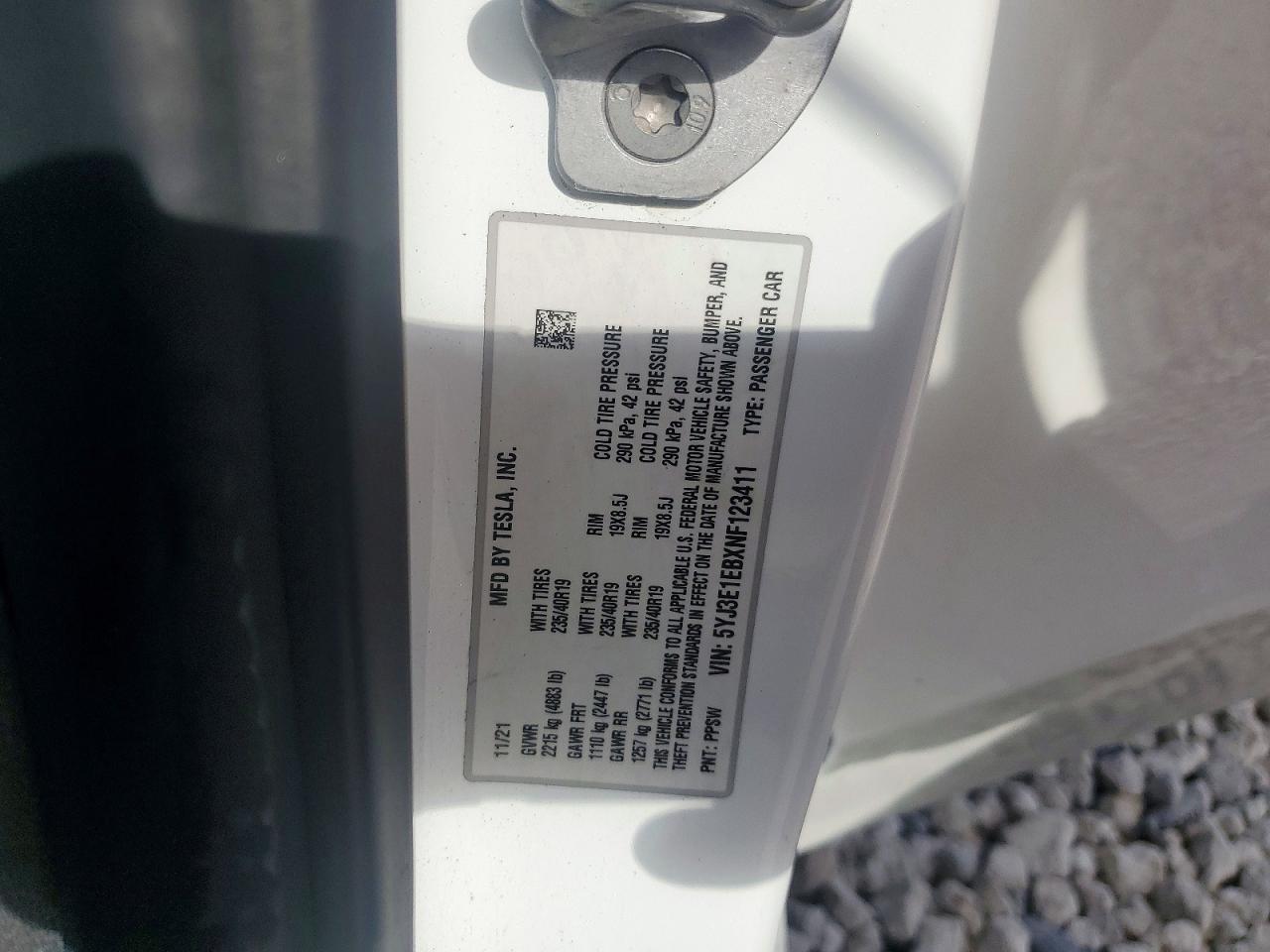 2022 TESLA MODEL 3 photo 25