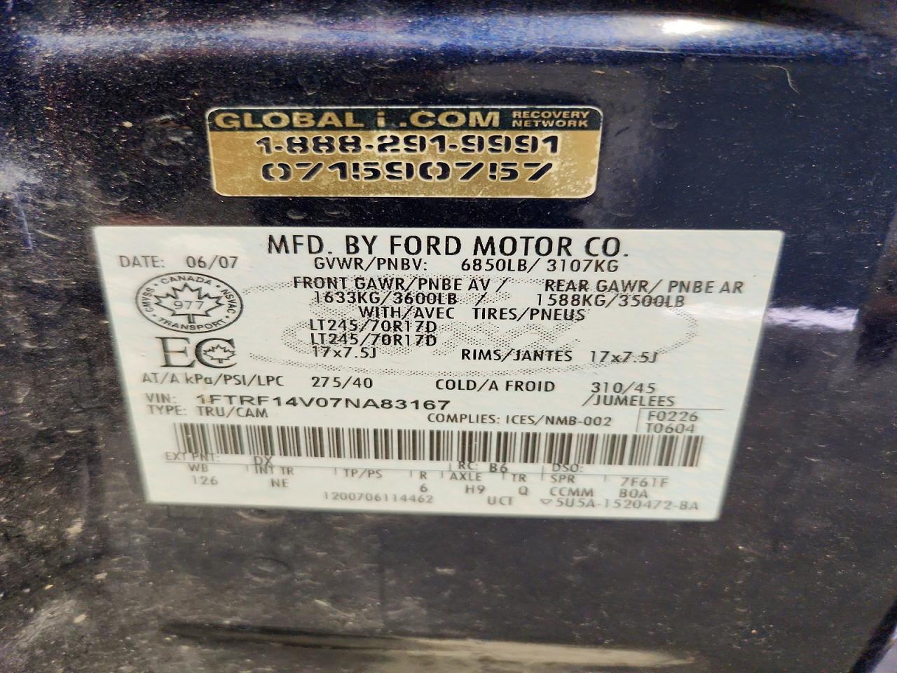2007 FORD F150 photo 23