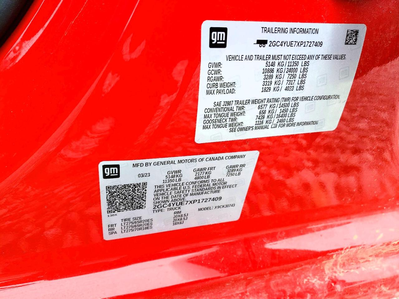 2023 CHEVROLET SILVERADO K3500 LTZ photo 12