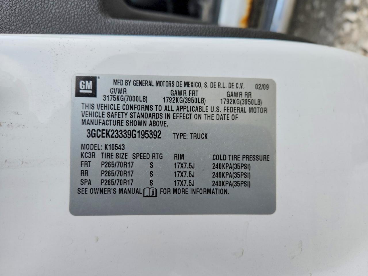 2009 CHEVROLET SILVERADO K1500 LT photo 23