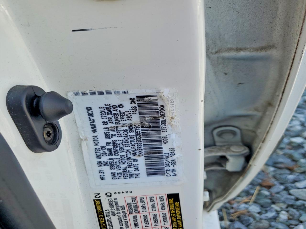 2006 TOYOTA COROLLA CE photo 23