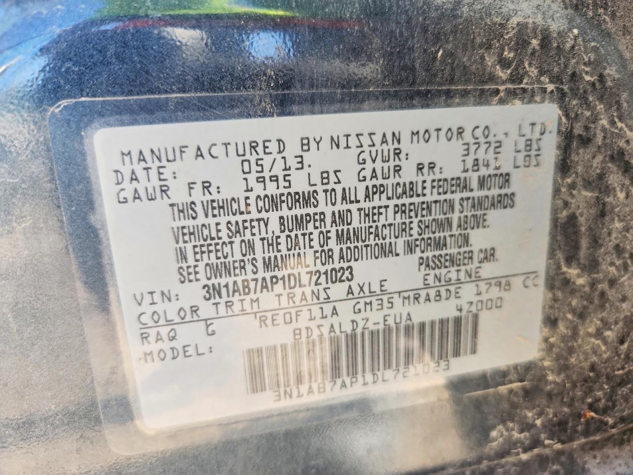2013 NISSAN SENTRA S photo 23