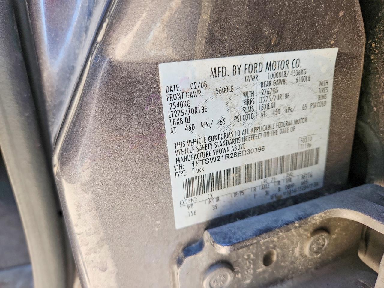 2008 FORD F250 SUPER DUTY photo 23