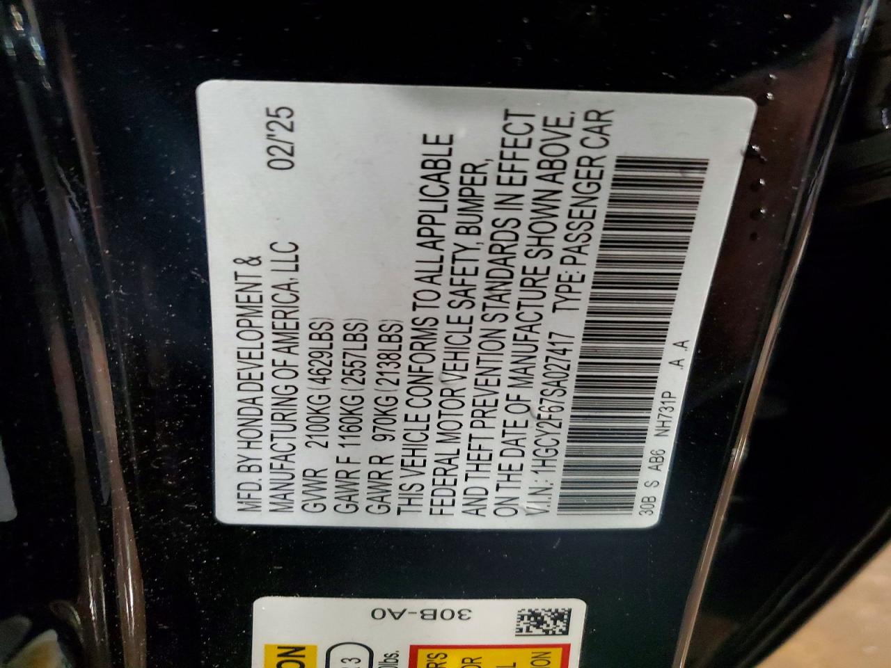 2025 HONDA ACCORD HYBRID EXL photo 13