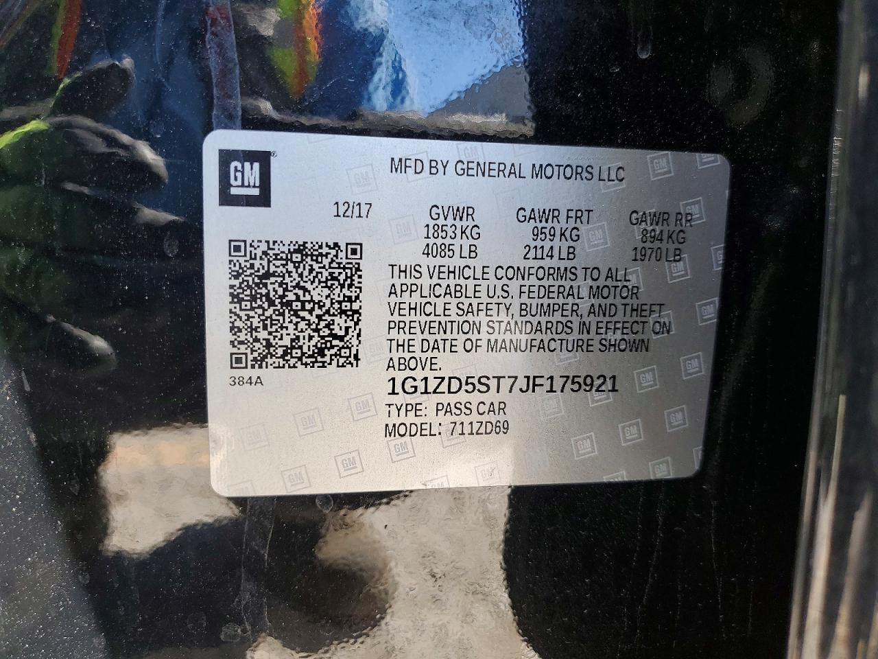 2018 CHEVROLET MALIBU LT photo 23