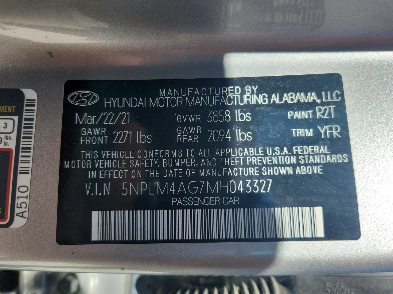 2021 HYUNDAI ELANTRA SEL photo 12