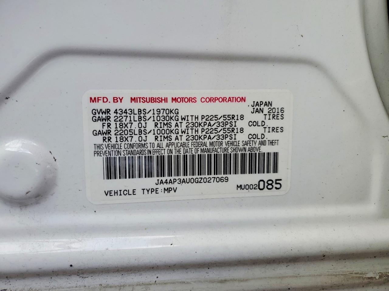 2016 MITSUBISHI OUTLANDER SPORT ES photo 13