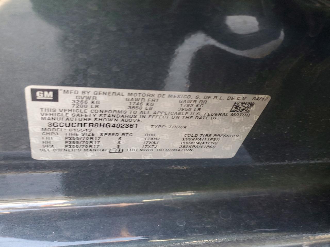 2017 CHEVROLET SILVERADO C1500 LT photo 23