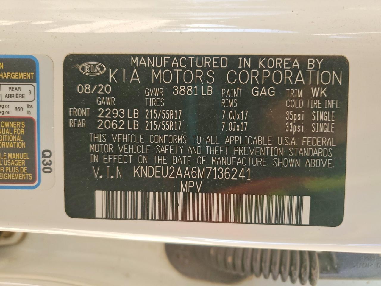2021 KIA SELTOS S photo 23