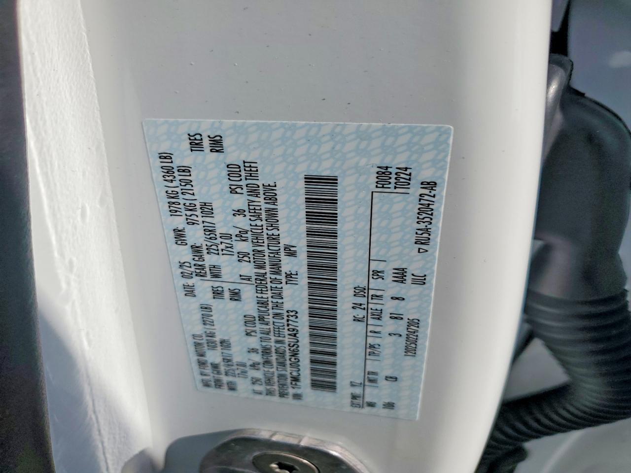 2025 FORD ESCAPE ACTIVE photo 25