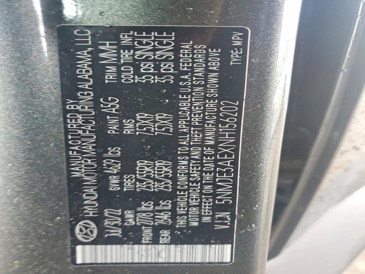 2022 HYUNDAI TUCSON LIMITED photo 34