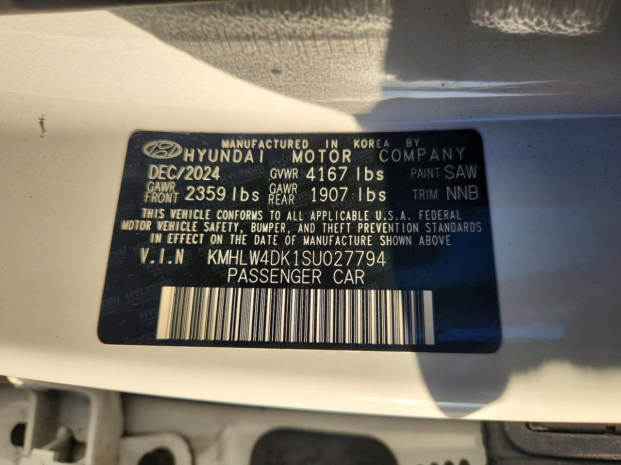 2025 HYUNDAI ELANTRA N BASE photo 12