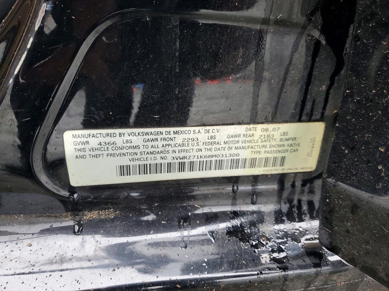 2008 VOLKSWAGEN JETTA SE photo 23