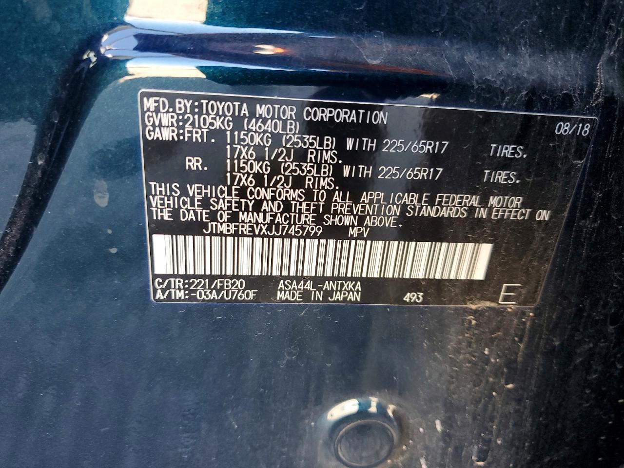 2018 TOYOTA RAV4 LE photo 13