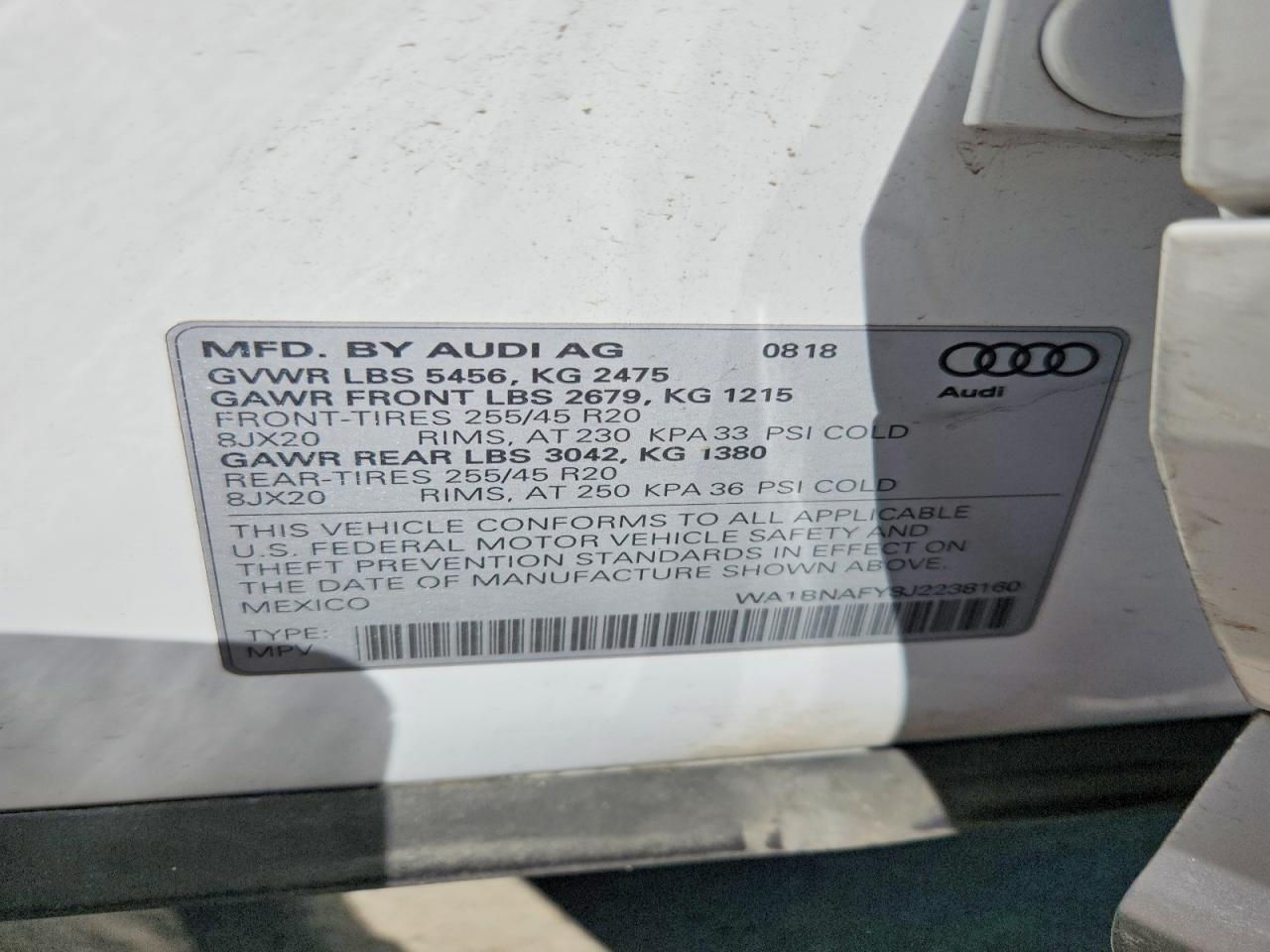 2018 AUDI Q5 PREMIUM PLUS photo 37