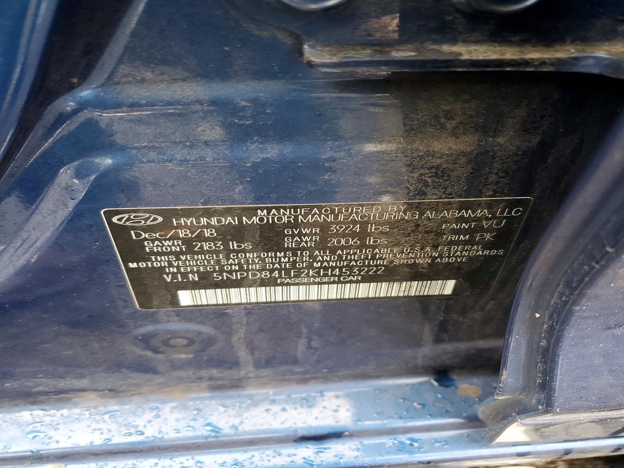 2019 HYUNDAI ELANTRA SEL photo 34