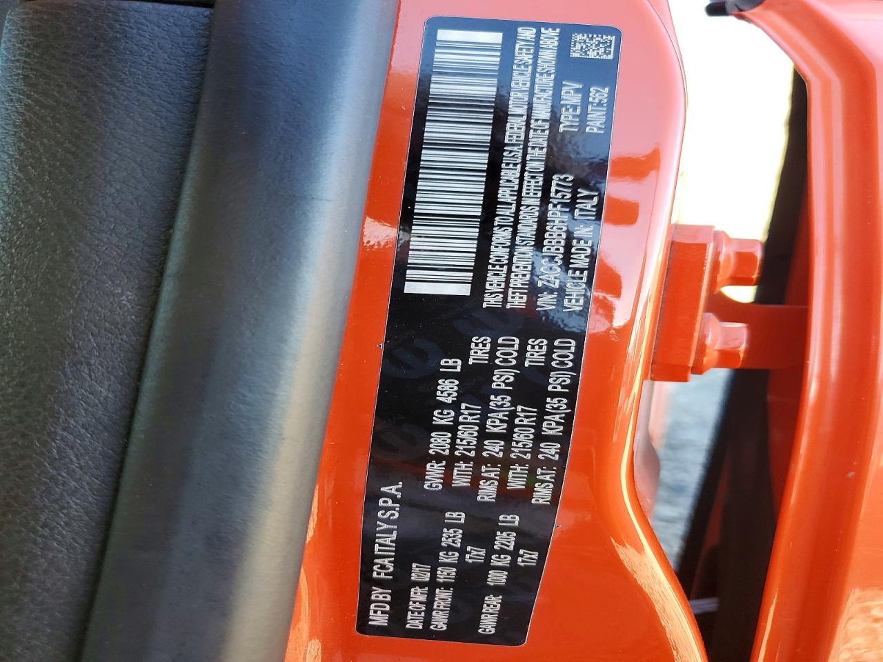 2017 JEEP RENEGADE LATITUDE photo 25