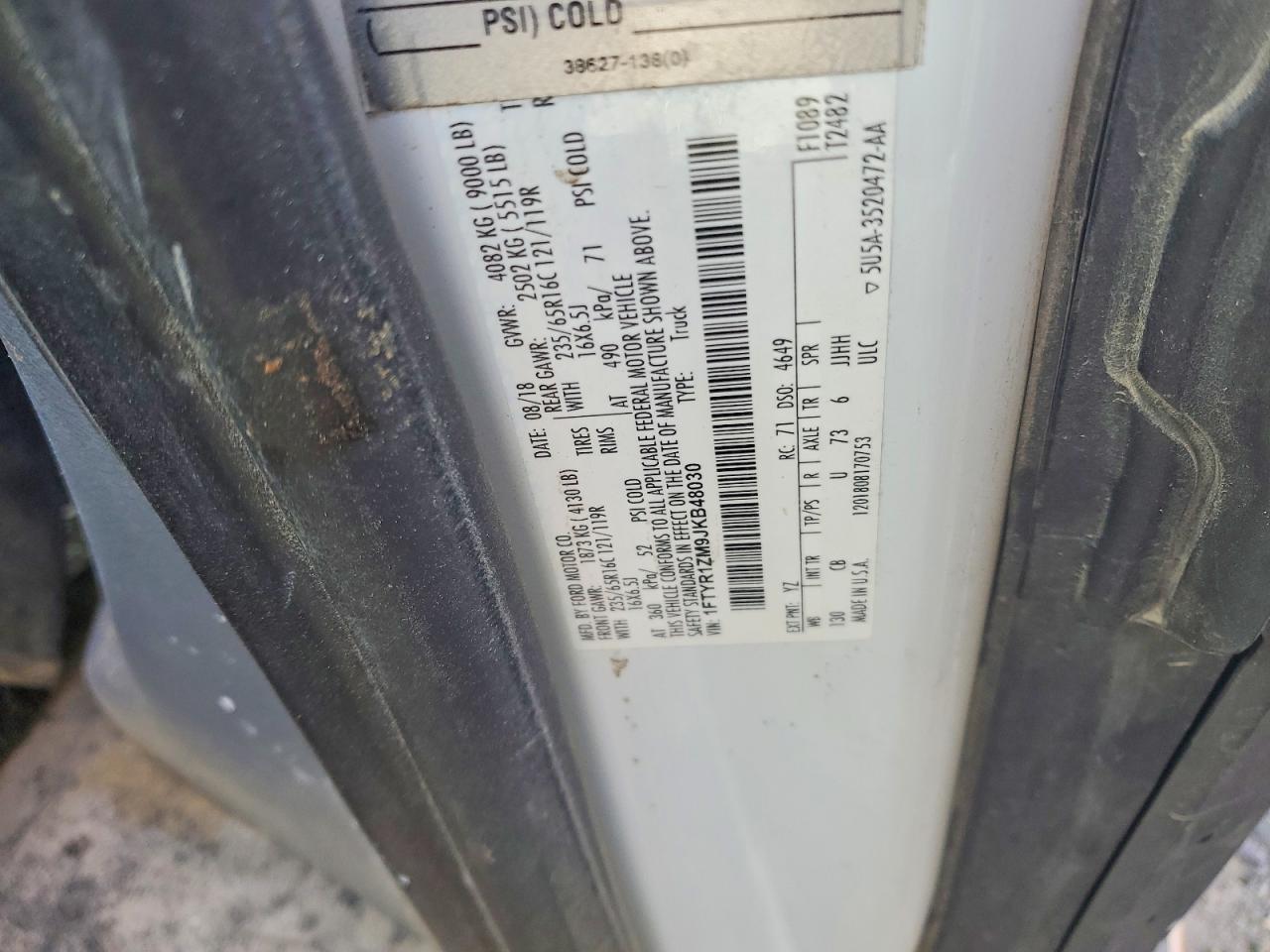 2018 FORD TRANSIT 250 UTILITY / SERVICE VAN photo 25