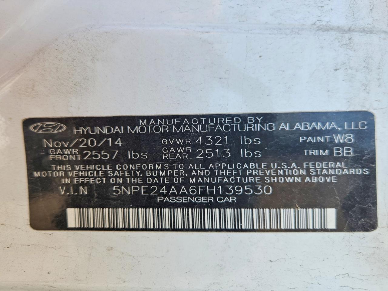 2015 HYUNDAI SONATA ECO photo 34