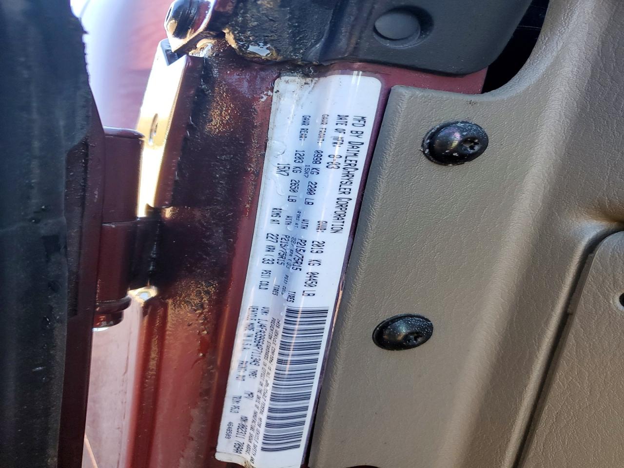 2004 JEEP WRANGLER X photo 34