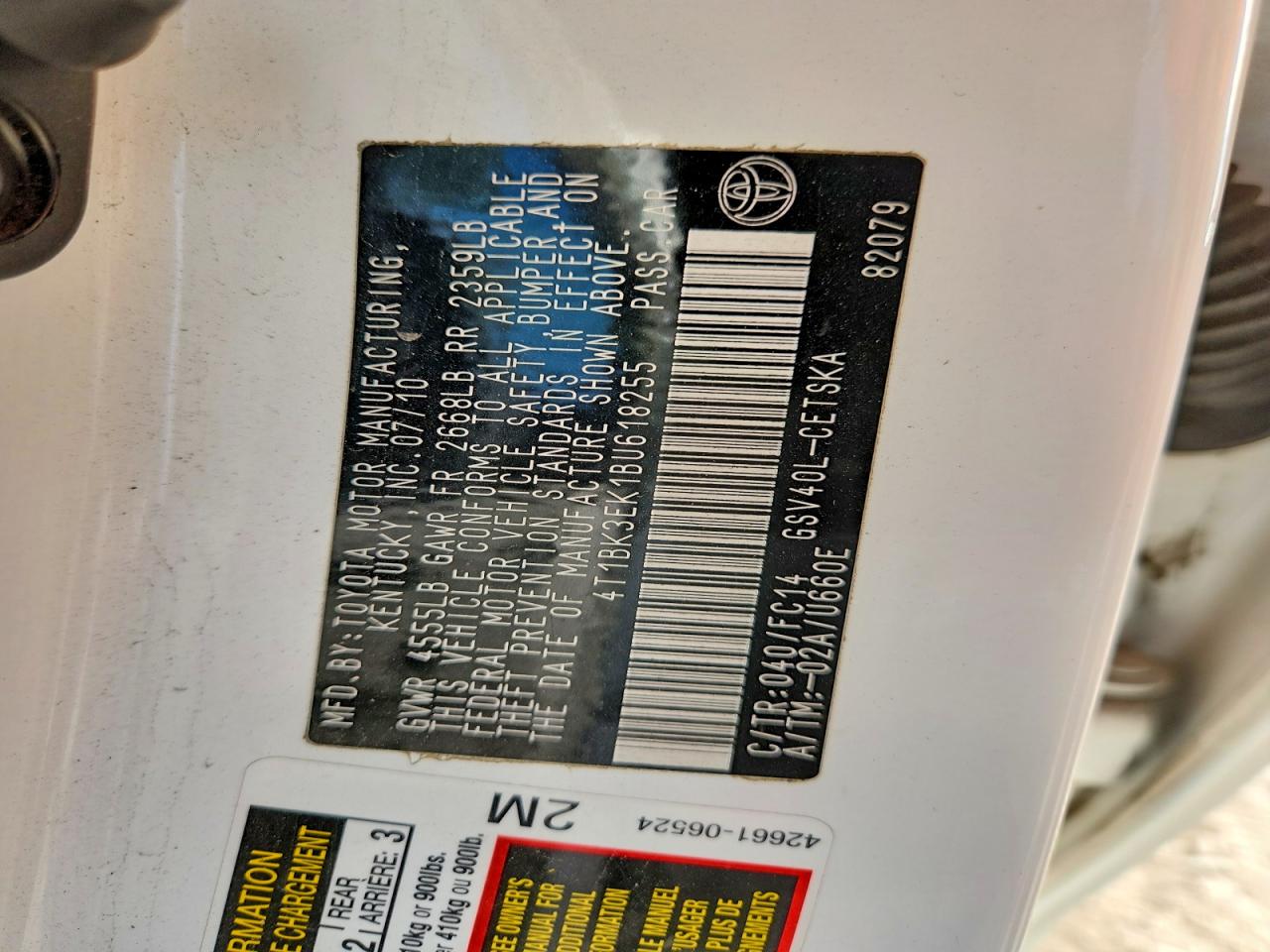 2011 TOYOTA CAMRY SE V6 photo 25