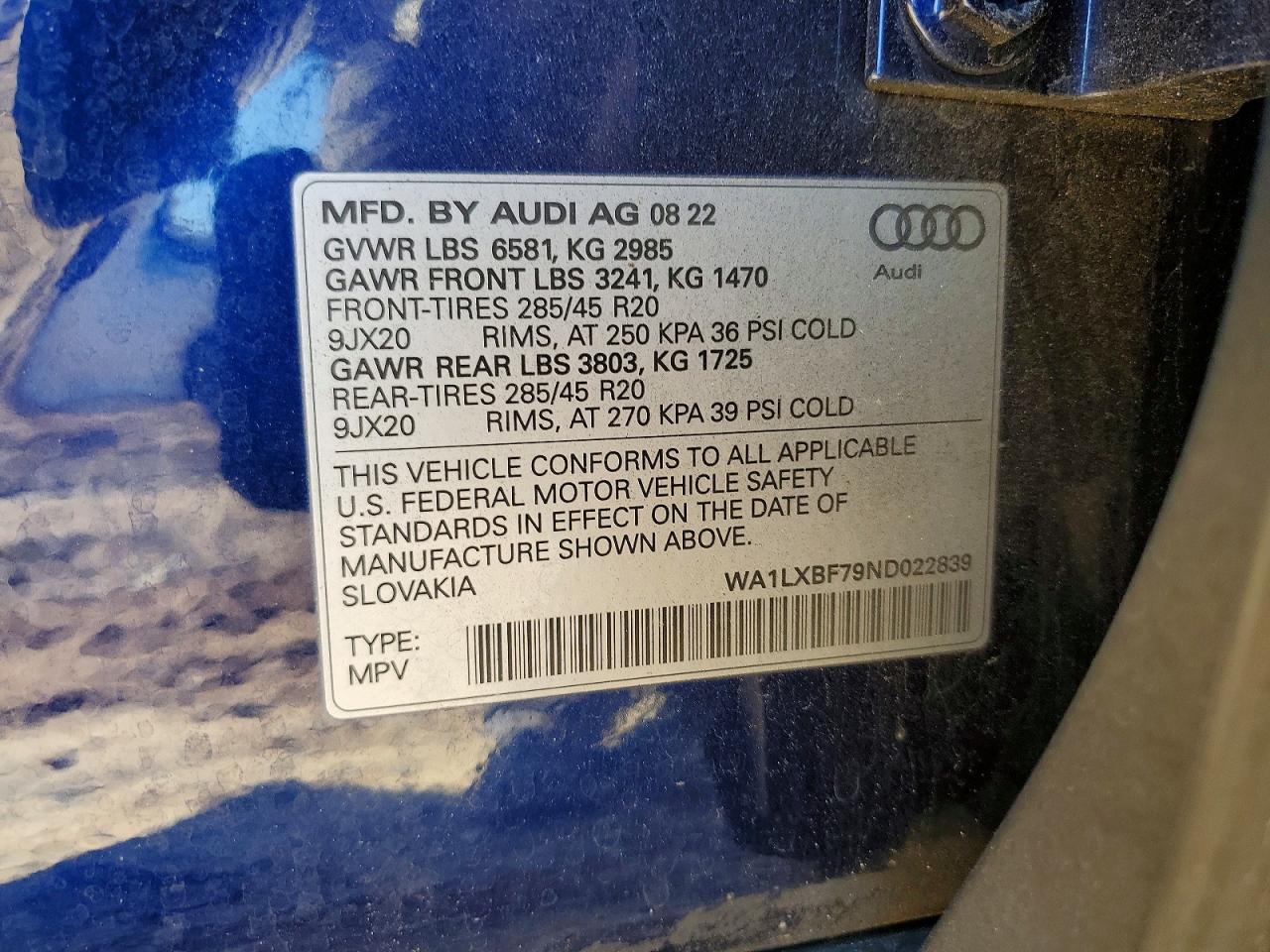2022 AUDI Q7 PREMIUM PLUS photo 25