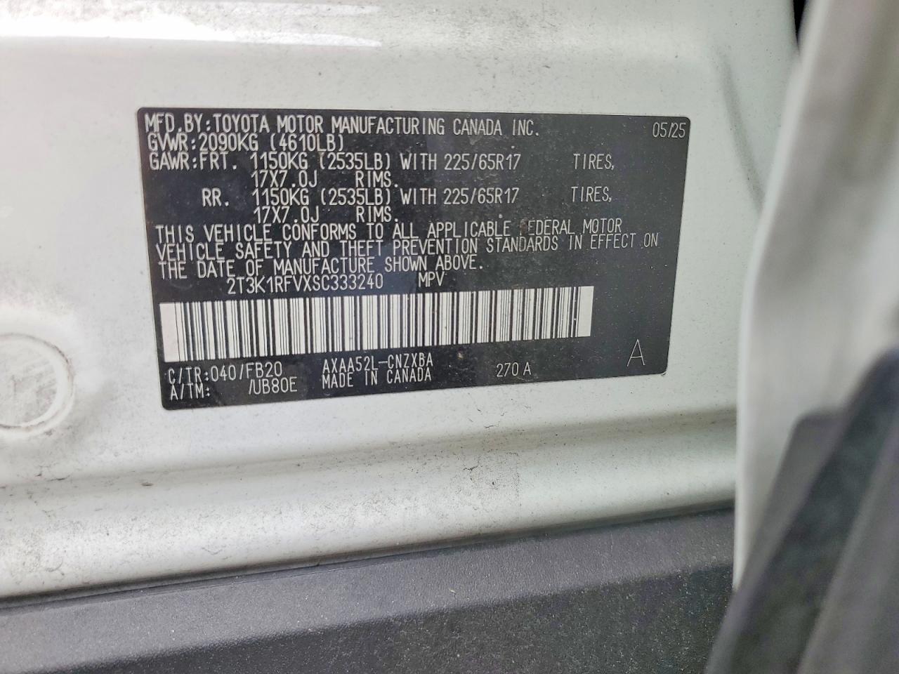 2025 TOYOTA RAV 4 photo 27
