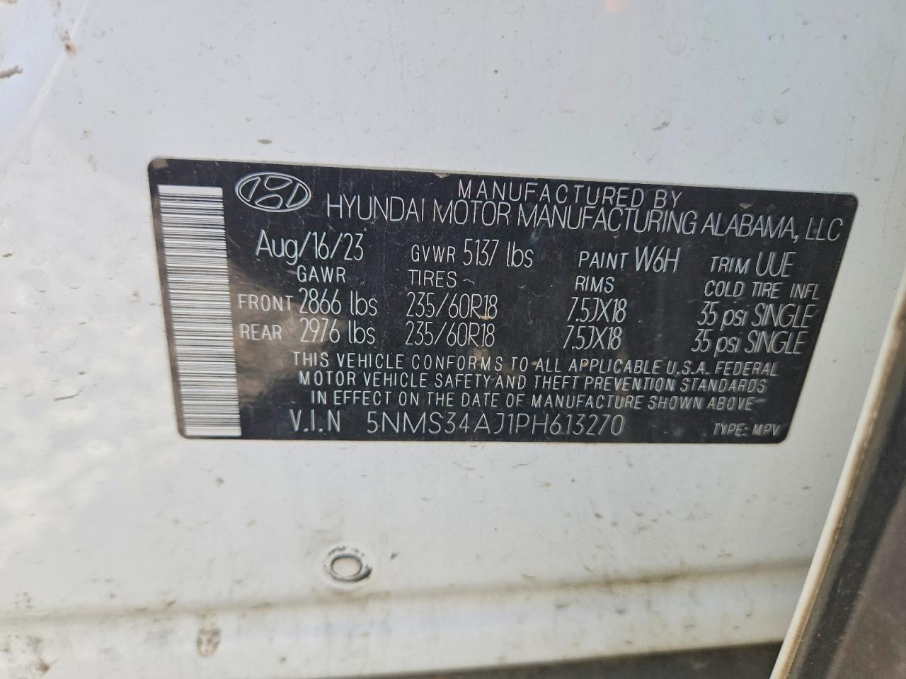 2023 HYUNDAI SANTA FE SEL photo 25