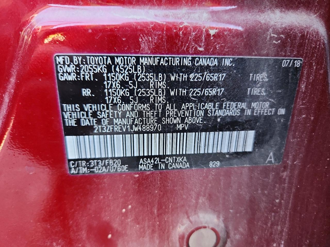 2018 TOYOTA RAV4 LE photo 27