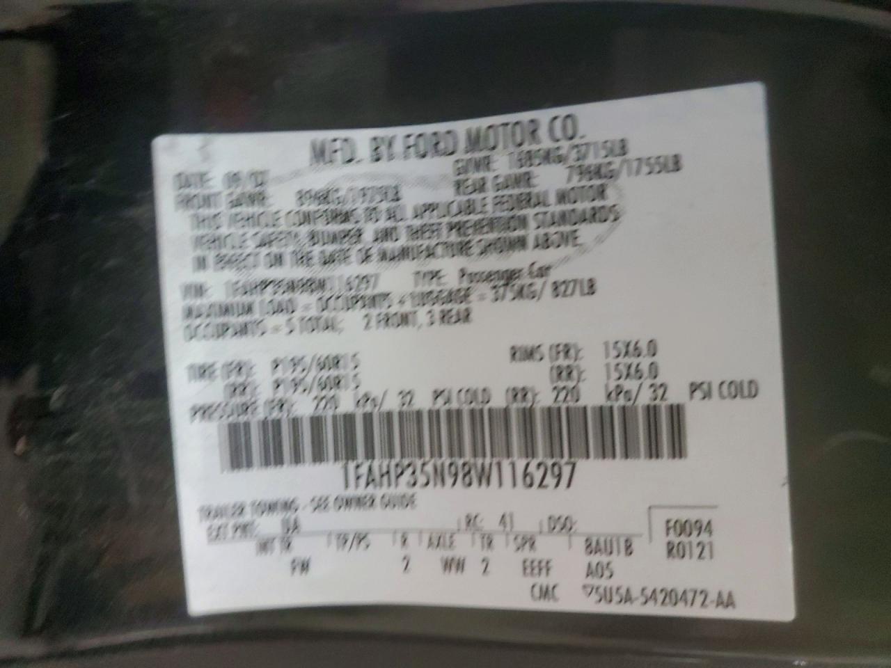 2008 FORD FOCUS SE photo 25