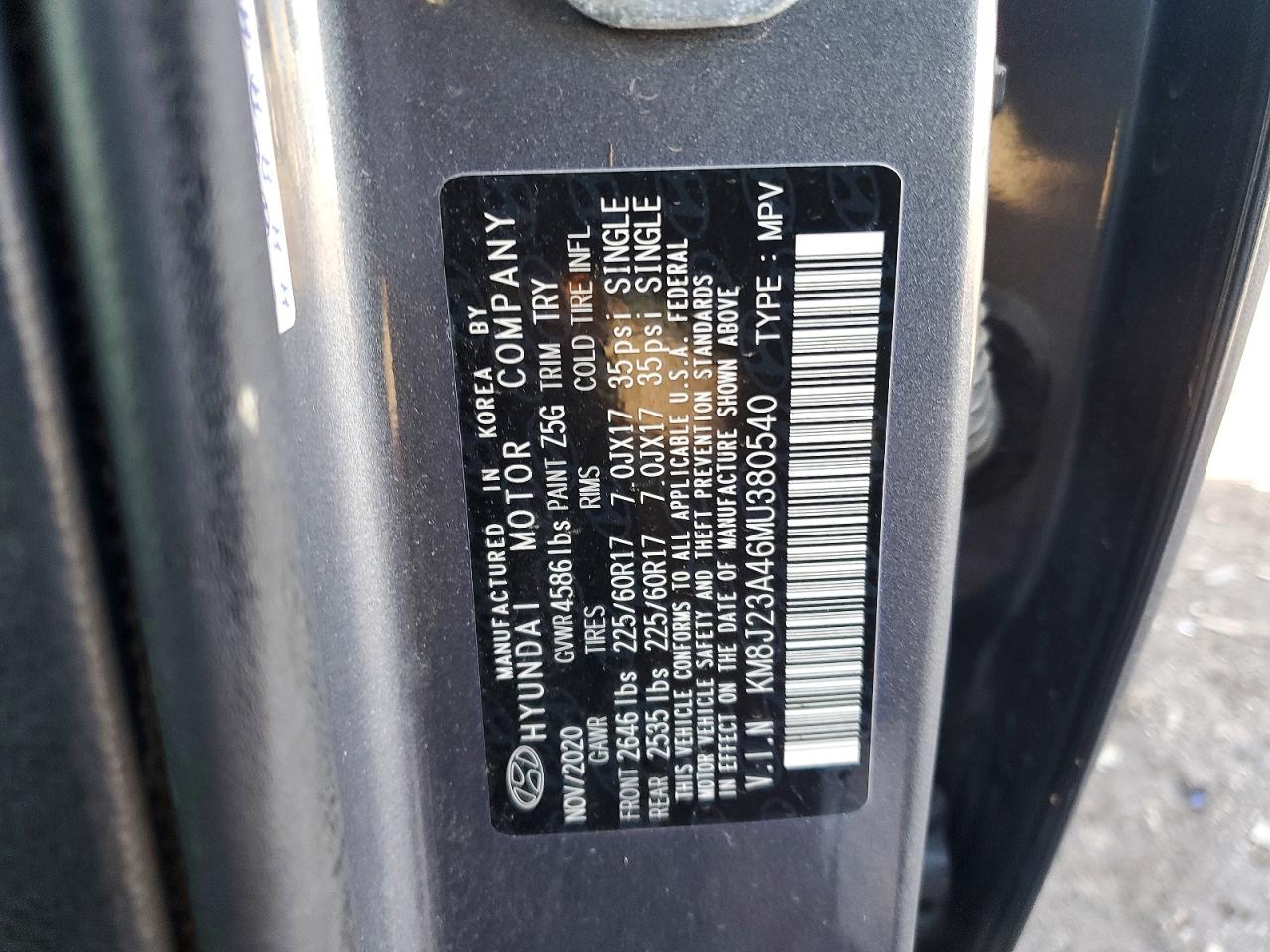 2021 HYUNDAI TUCSON SE photo 23