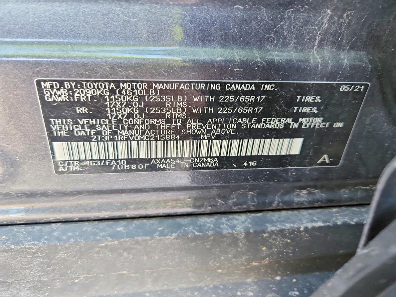 2021 TOYOTA RAV4 XLE photo 13