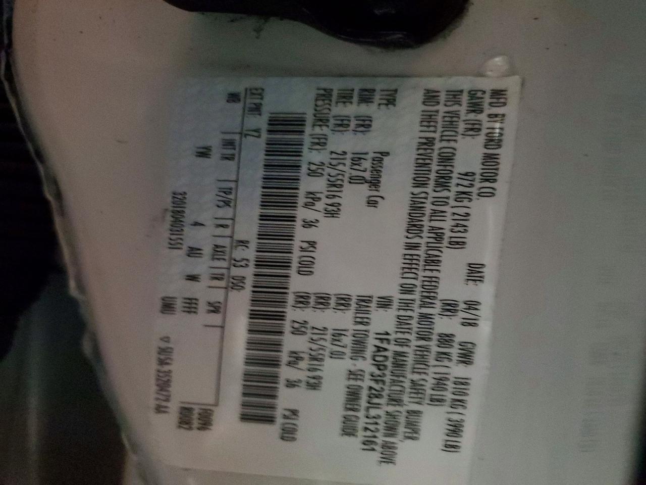 2018 FORD FOCUS SE photo 12
