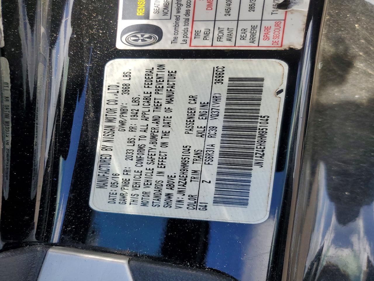2017 NISSAN 370Z NISMO TECH photo 12