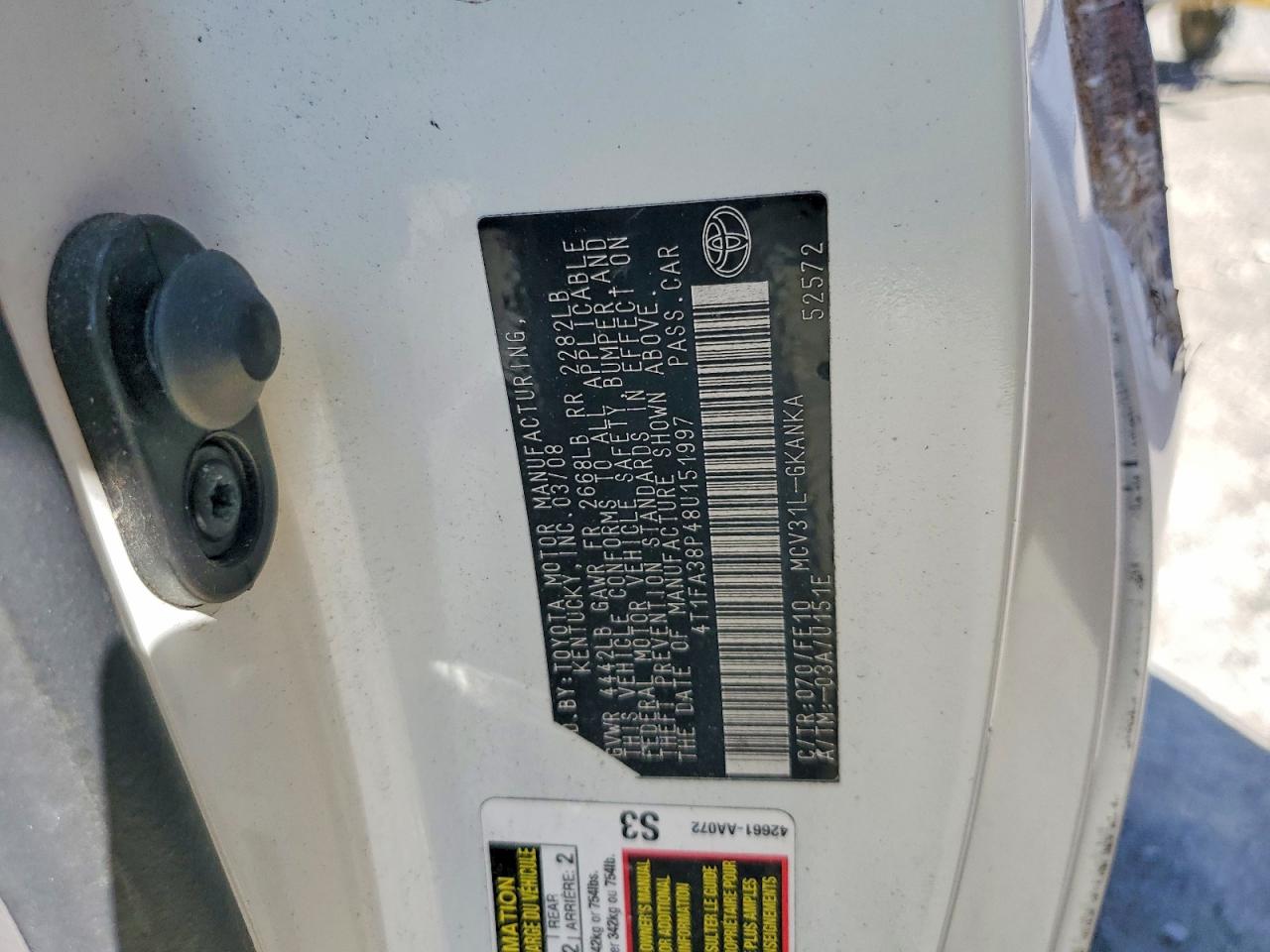2008 TOYOTA CAMRY SOLARA SE V6 photo 23