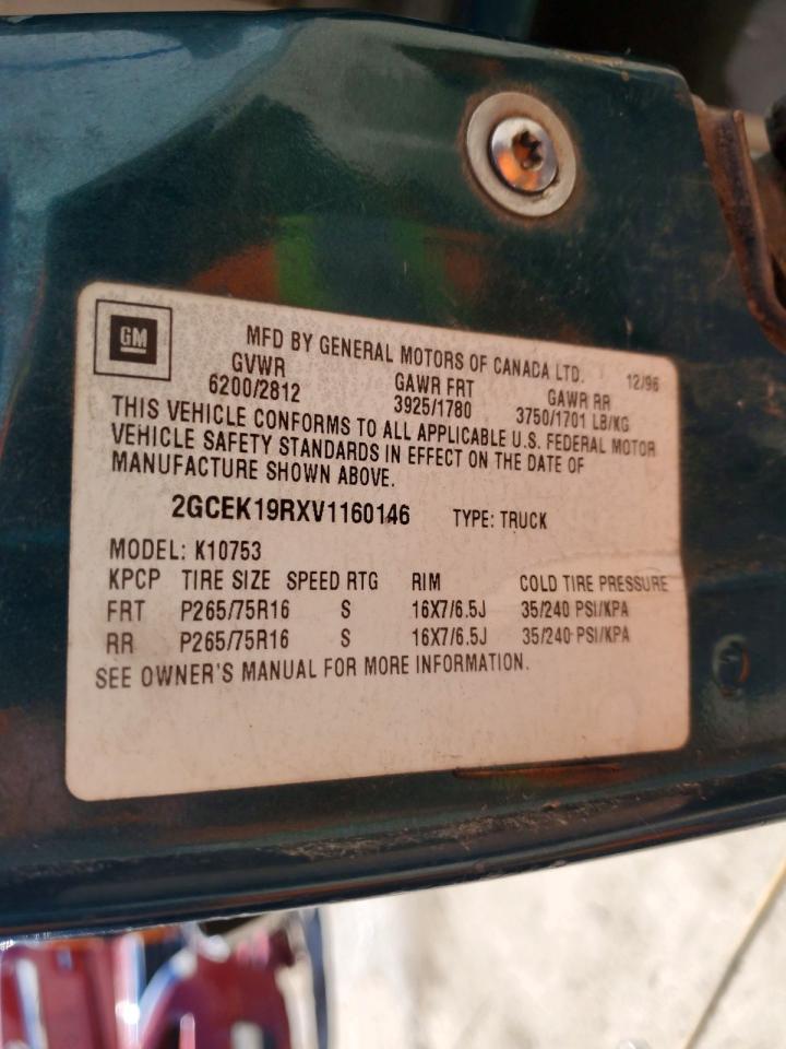 1997 CHEVROLET GMT-400 K1500 photo 34