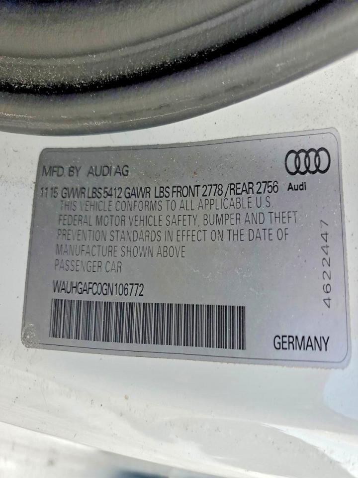 2016 AUDI A6 PRESTIGE photo 13