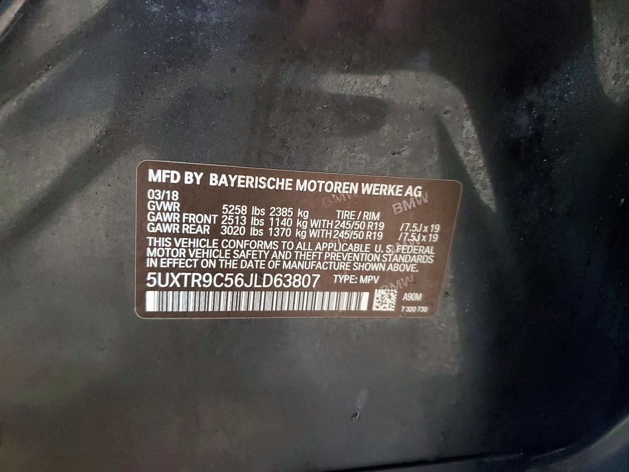 2018 BMW X3 XDRIVE30I photo 23