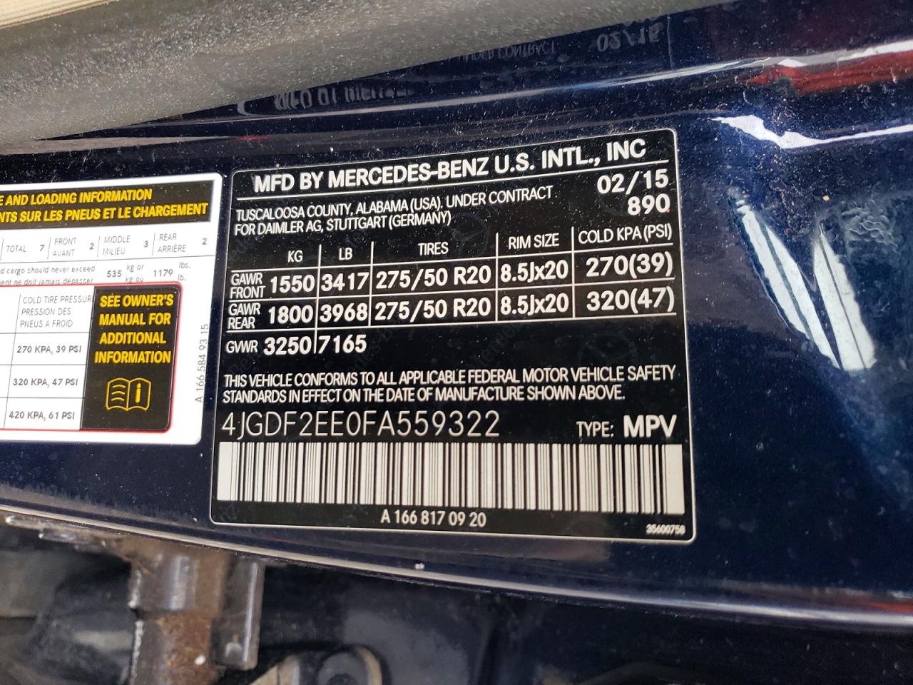 2015 MERCEDES-BENZ GL 350 BLUETEC photo 25