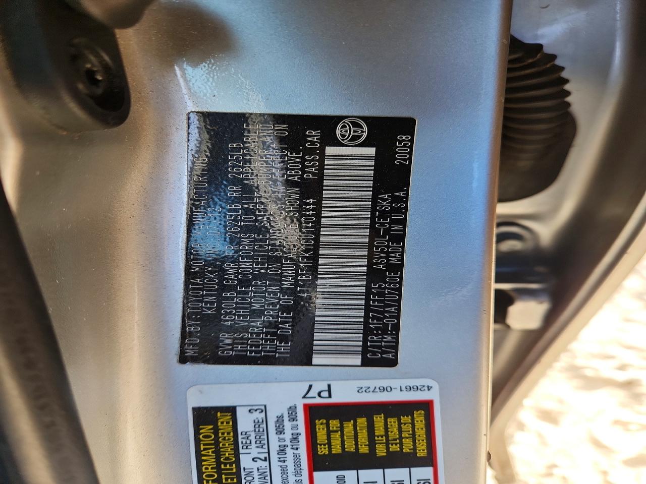 2012 TOYOTA CAMRY SE photo 37