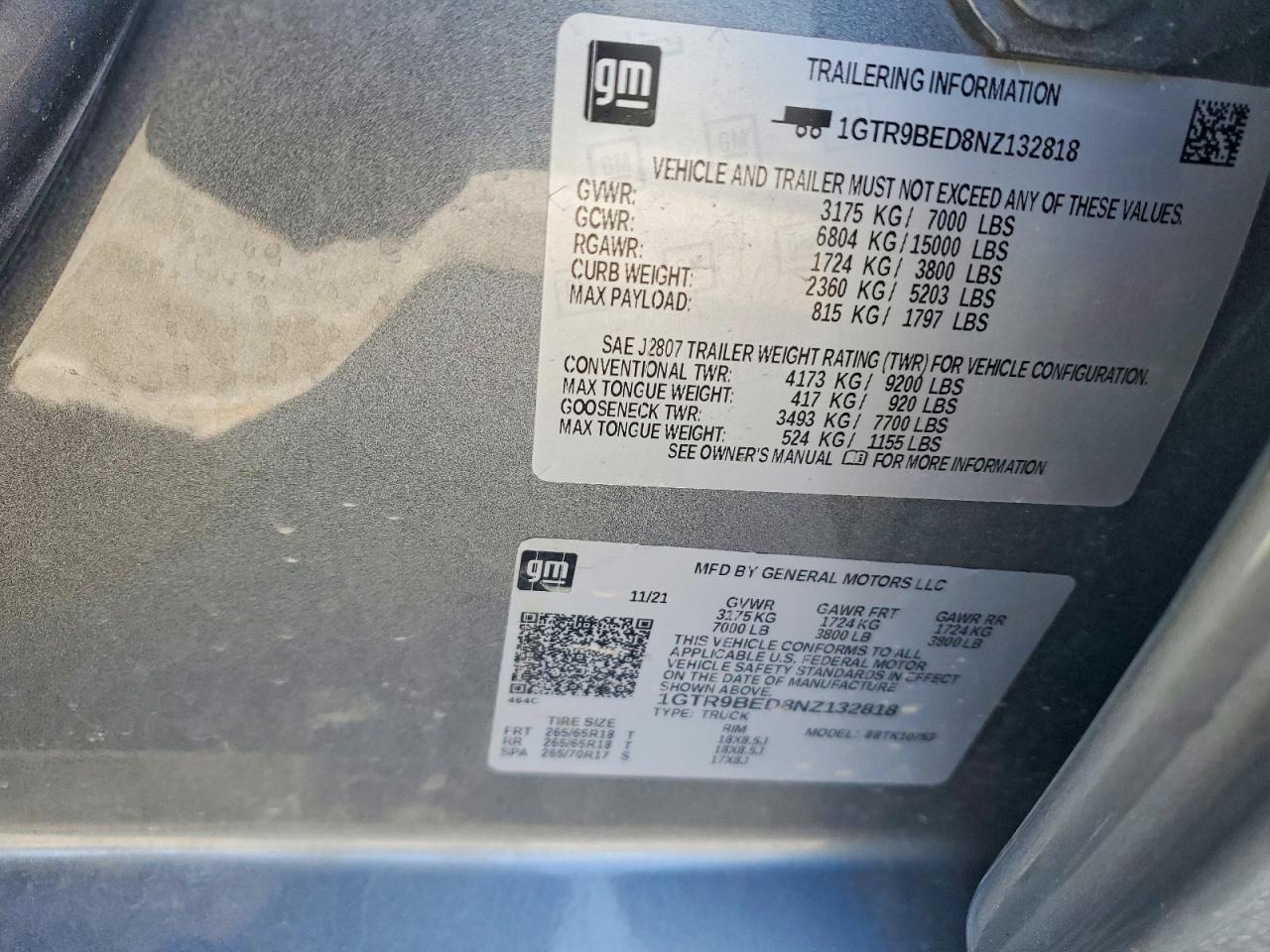 2022 GMC SIERRA LIMITED K1500 SLE photo 12