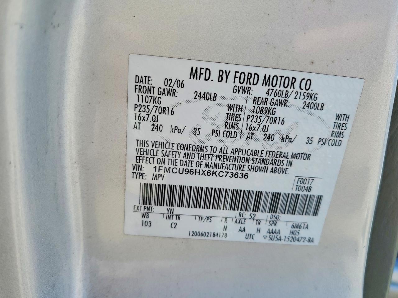 2006 FORD ESCAPE HEV photo 23